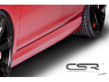 Накладки на пороги от CSR Automotive на Opel Corsa D Hatchback