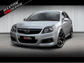 Накладка на передний бампер OPC-Line Look от Maxton Design на Opel Vectra C рестайл