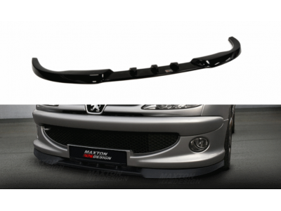 Накладка на передний бампер от Maxton Design на Peugeot 206 CC / RC / GTI / S16 / XSI / XS / SPORT