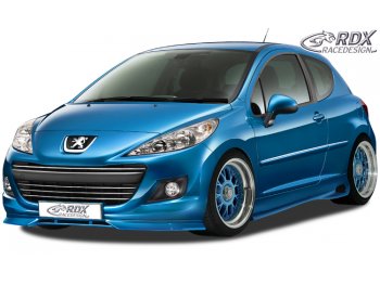Накладка на передний бампер от RDX Racedesign на Peugeot 207 рестайл