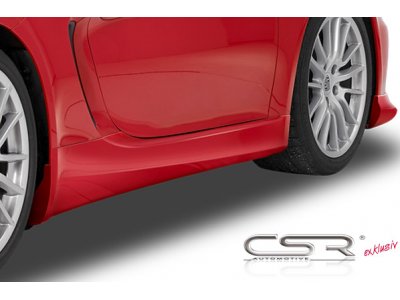 Накладки на пороги от CSR Automotive на Porsche Cayman 981