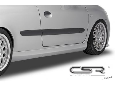 Накладки на пороги от CSR Automotive на Renault Clio III