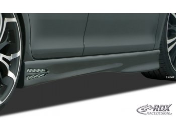 Накладки на пороги GT4 от RDX Racedesign на Skoda Fabia II