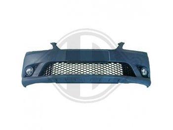 Бампер передний в стиле RS от HD на Skoda Fabia II рестайл