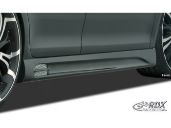 Накладки на пороги GT-Race от RDX Racedesign на Skoda Fabia II