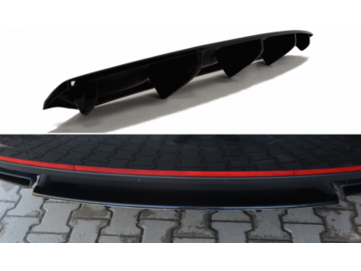 Накладка на задний бампер от Maxton Design на Skoda Octavia III RS
