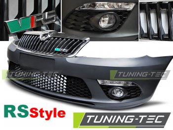 Бампер передний RS Look от Tuning-Tec на Skoda Octavia II рестайл
