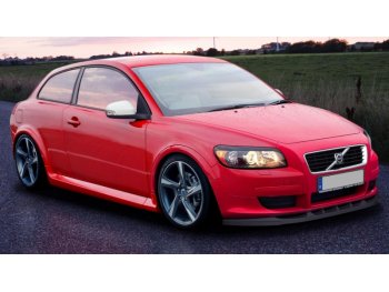 Накладка сплиттер переднего бампера от Maxton Design на Volvo C30