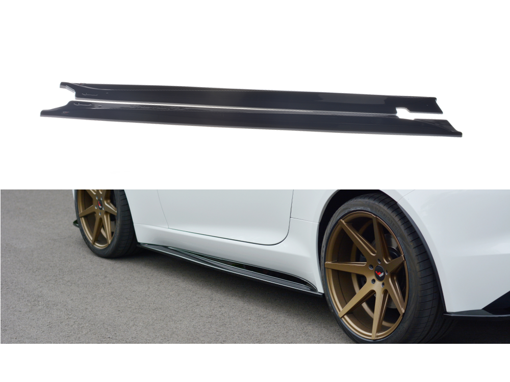 Сплиттеры порогов Maxton Design для Jaguar F-Type