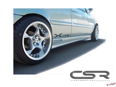 Накладки на пороги от CSR Automotive на Volkswagen Golf IV Cabrio