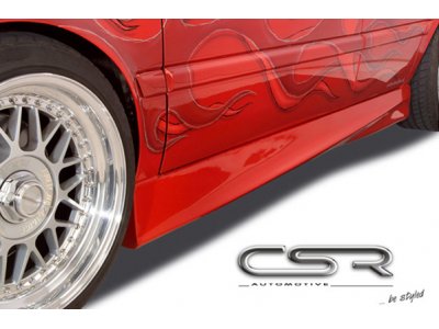 Накладки на пороги от CSR Automotive Var2 на Volkswagen Golf IV Cabrio
