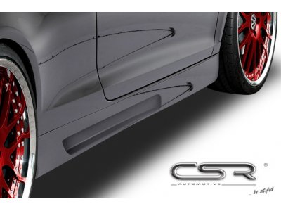 Накладки на пороги от CSR Automotive на VW Golf Plus