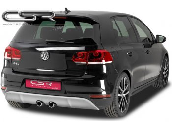 Накладка на задний бампер Var2 от CSR Automotive на VW Golf VI Hatchback