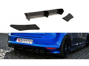 Сплиттер заднего бампера от Maxton Design на VW Golf VII R