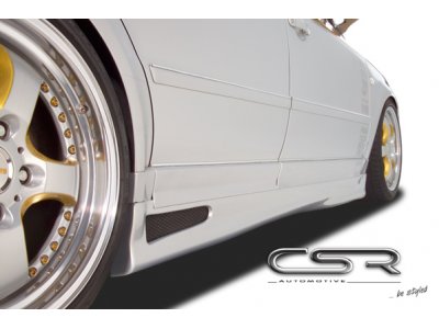 Накладки на пороги от CSR Automotive на VW Passat B5+ 3BG