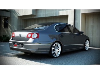 Накладка на задний бампер R-Line Look от Maxton Design на VW Passat B6 3C
