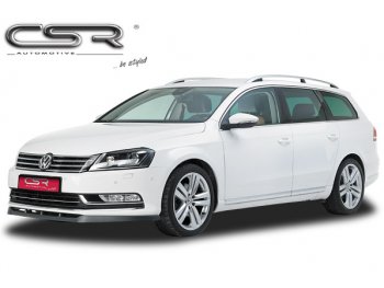 Накладка на передний бампер Var2 от CSR на Volkswagen Passat B7