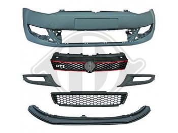 Бампер передний GTI Look от HD на Volkswagen Polo 6R