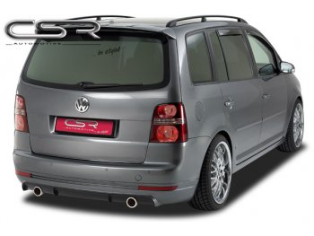 Накладка на задний бампер от CSR на VW Touran I