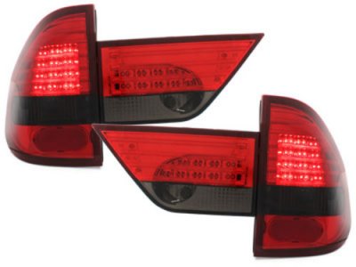 Задние фонари LED Red Smoke от Dectane на BMW X1 E83