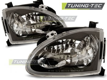 Фары передние Black от Tuning-Tec для Honda CRX Del Sol