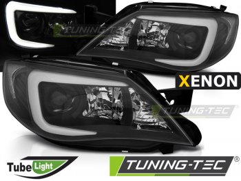 Передние фары TubeLight Black от Tuning-Tec на Subaru Impreza III XENON