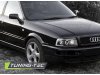 Передние фары Tuning-Tec Angel Eyes чёрные для Audi 80 B4