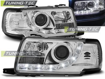 Передние фары Daylight Chrome для Audi 80 B4