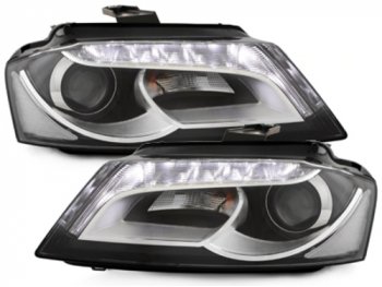 Фары передние S-Line Black для Audi A3 8P рестайл