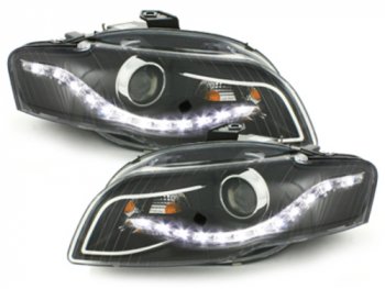 Фары передние Monolight Black для Audi A4 B7