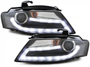 Фары передние Monolight Black для Audi A4 B8