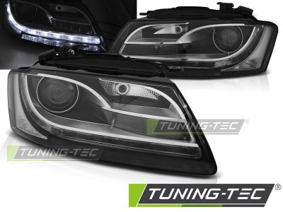 Фары передние Tuning-Tec Daylight Black для Audi A5 8T