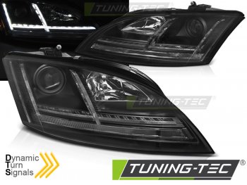 Передние фары Dynamic Daylight Black для Audi TT 8J XENON