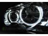 Фары передние CCFL Angel Eyes LED Chrome для BMW 3 E46 Coupe / Cabrio