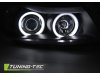 Фары передние CCFL Angel Eyes Black от Tuning-Tec для BMW 3 E90