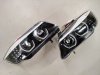 Фары передние 3D Angel Eyes LED Black от HD для BMW 3 E90 рестайл