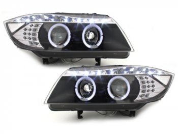 Фары передние Dayline LED Black для BMW 3 E90