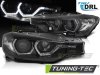 Фары передние Angel Eyes от Tuning-Tec Black 3D для BMW 3 F30 / F31