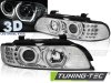 Передняя альтернативная оптика 3D Angel Eyes LED Chrome для BMW 5 E39