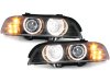 Фары передние Full LED Angel Eyes Black для BMW 5 E39