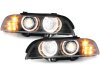 Фары передние Full LED Angel Eyes Black для BMW 5 E39