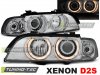 Фары передние Angel Eyes Chrome Var2 от Tuning-Tec для BMW 5 E39 XENON