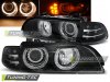 Фары передние с LED поворотником Angel Eyes Black от Tuning-Tec для BMW 5 E39