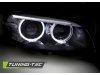 Фары передние LED Angel Eyes Black для BMW 5 F10 XENON