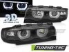 Передние тюнинговые фары с 3D ангельскими глазками для BMW 7 E38