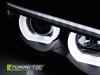 Передние тюнинговые фары с 3D ангельскими глазками для BMW 7 E38