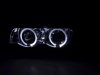 Фары передние LED Angel Eyes Chrome для BMW 7 E38 рестайл