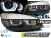 Фары передние U-Type Angel Eyes Black от Tuning-Tec для BMW X1 E84 XENON