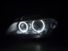 Фары передние CCFL Angel Eyes Black от Tuning-Tec для BMW X1 E84