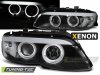 Фары передние LED Angel Eyes Black для BMW X5 E53 XENON рестайл
